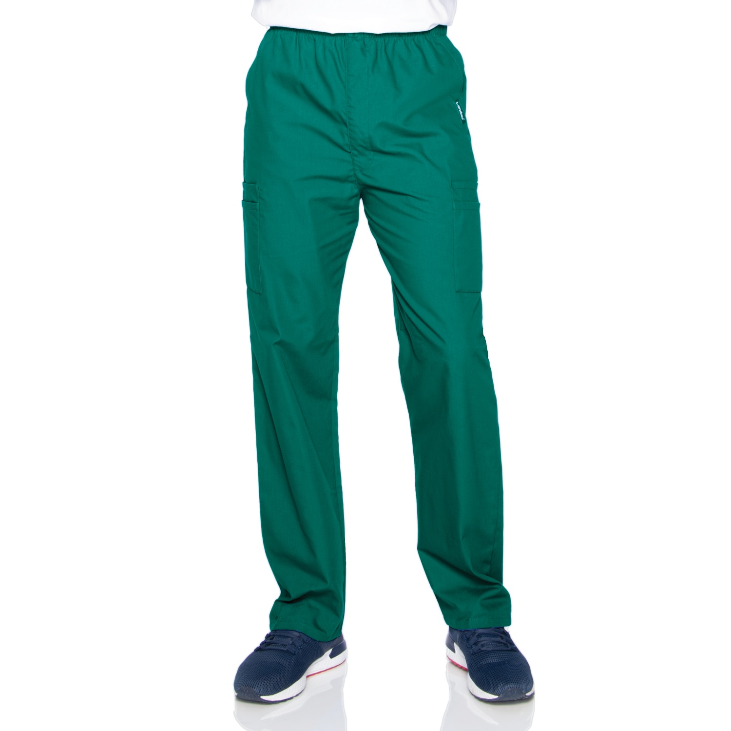 Landau Essentials Men's Straight-Leg Cargo Scrub Pants