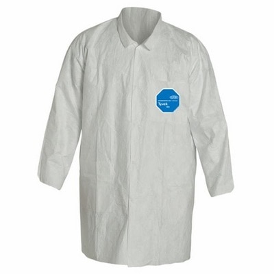 Tyvek Labcoat Wht. Small Lklnd