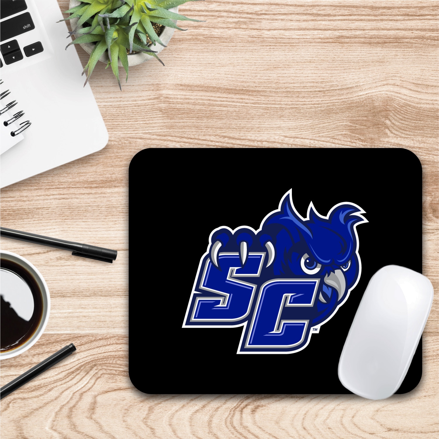 Southern Connecticut State University - Black Mousepad, Classic V1
