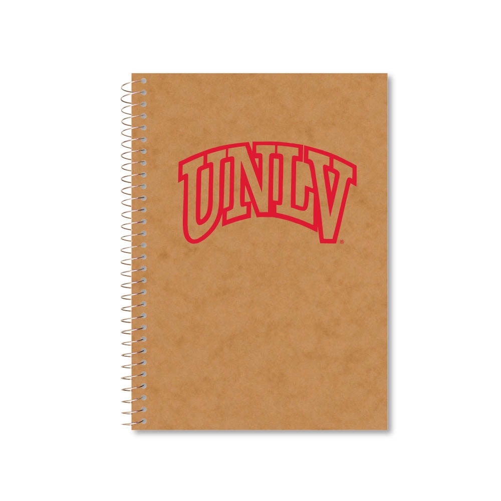 Roaring Premium 3 Subject 9.5 x 6.5 Notebook, College Ruled 20lb Paper, Pressboard Foil Cover