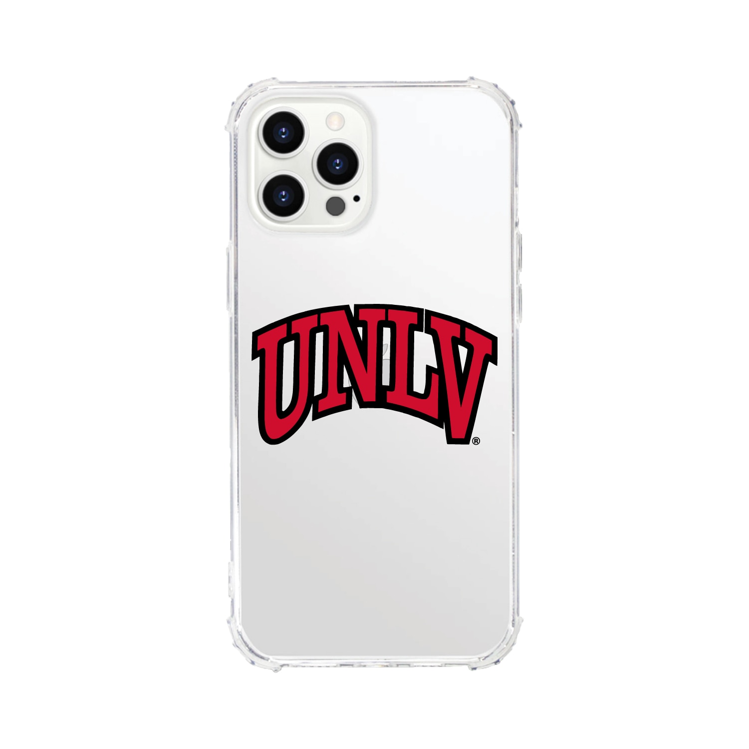 University of Nevada - Las Vegas- Clear Tough Edge Phone Case, Classic - iPhone 15