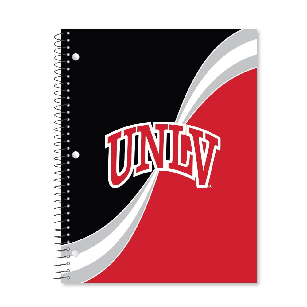 Digi Curve Divide 1 Subject 11"x8.5" 70 Count College Ruled Spiral Notebook