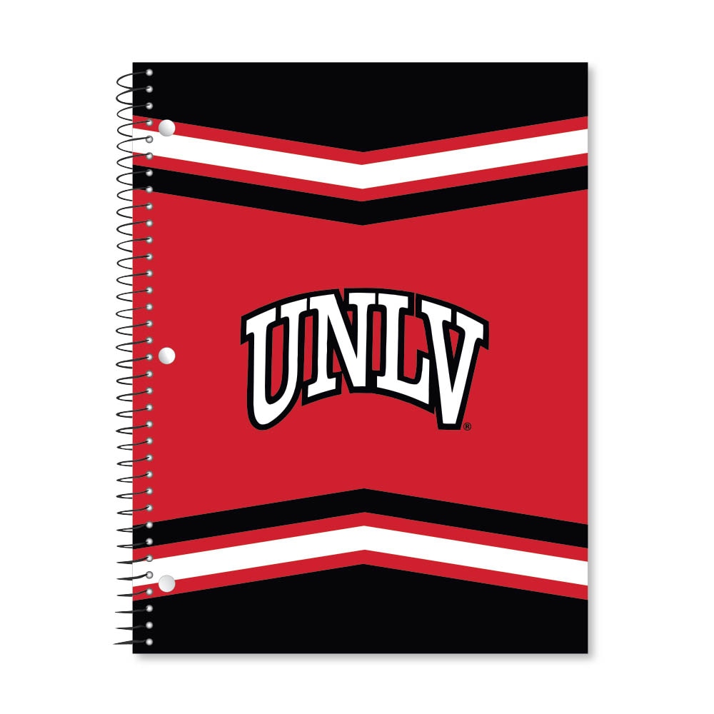Digi Color Warp 1 Subject 11"x8.5" 70 Count College Ruled Spiral Notebook