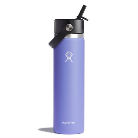 Hydro Flask 24oz Wide Mouth With Flex Straw Cap Lupine