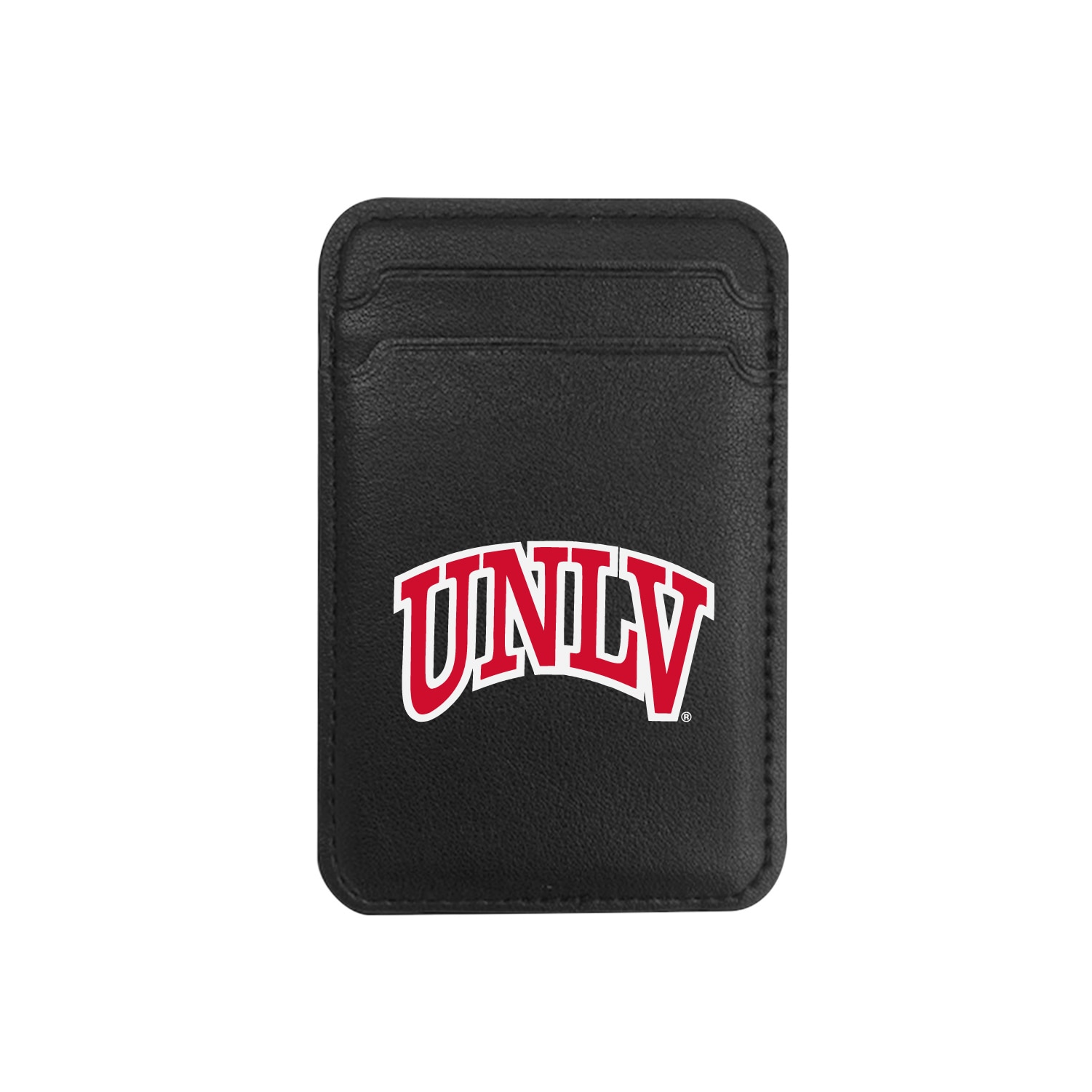 University of Nevada - Las Vegas - Leather Wallet Sleeve (Top Load, Mag Safe), Black, Classic V1