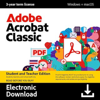 Acrobat Classic (Student & Teacher Edition) - 3 Year License