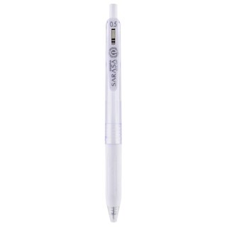 Zebra Sarasa Clip Gel Retractable Pen 0.5mm Milk White