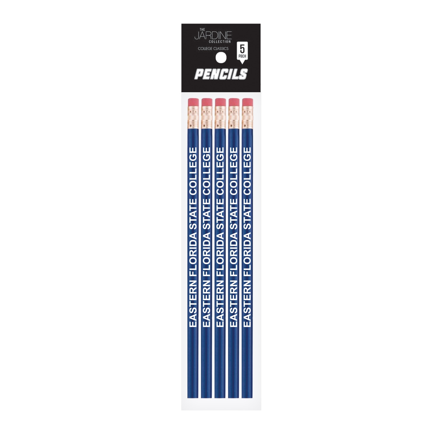 Emblematic Pencil 5pk School Name