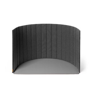 Portable Space Divider, Dark Gray + Portable Desk Pad, Dark Gray
