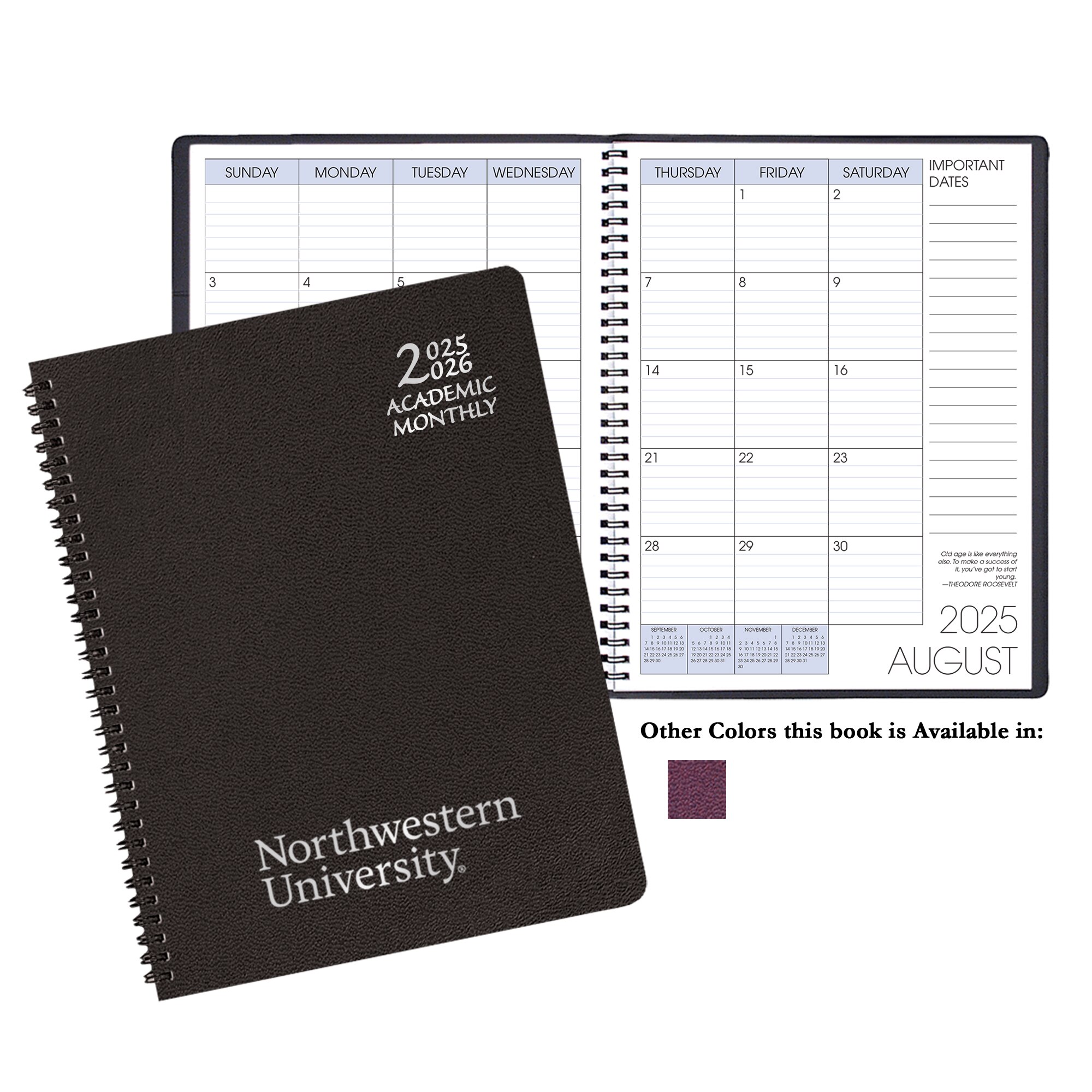 Payne 25-26 Imprinted Academic Monthly Planner 8.5"x11"