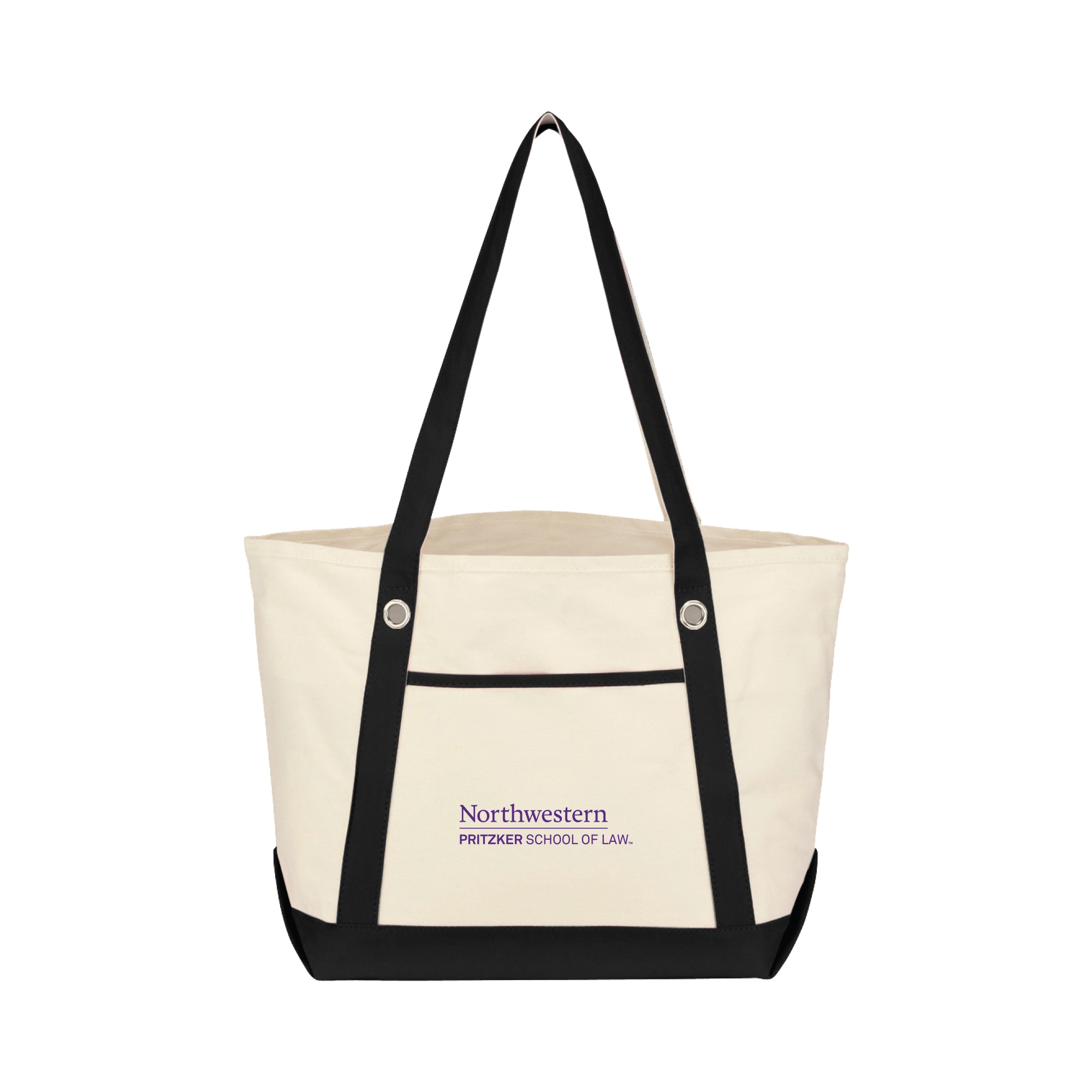 Northwestern Wildcats CTKME Medium 12oz Canvas Boat Tote