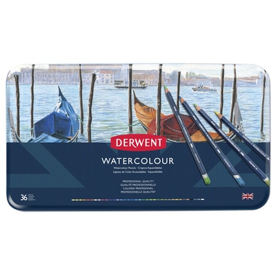 Derwent Watercolor Pencil 36-Color Set