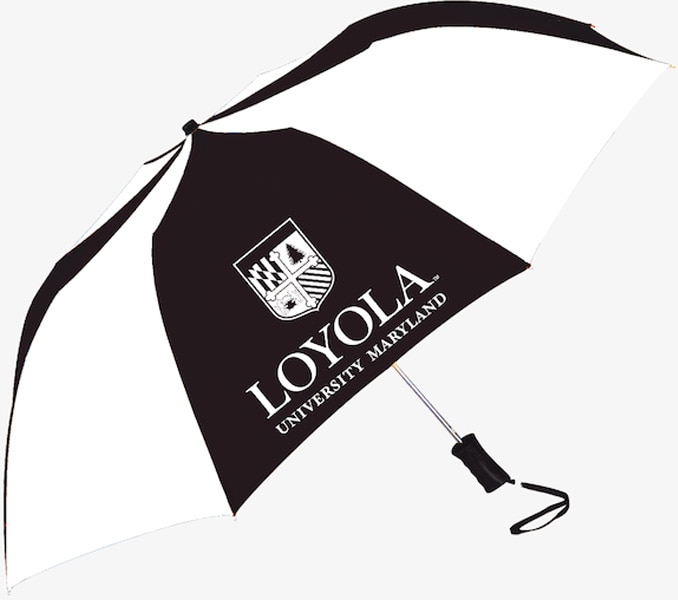 Loyola Maryland Greyhounds "The Sport" 2-Tone Emblematic Umbrella Automatic Folding 48" Coverage