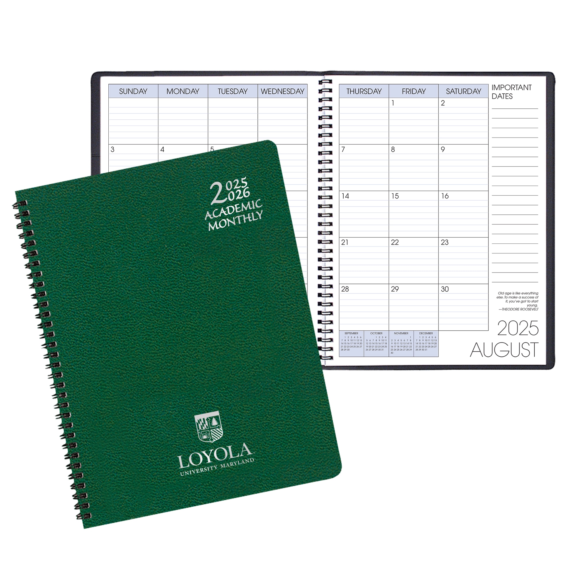 Payne 25-26 Imprinted Academic Monthly Planner 8.5"x11"