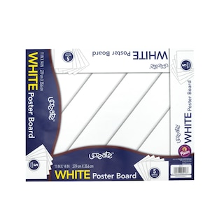 Pacon Poster Board 5-Sheet Pack, 11