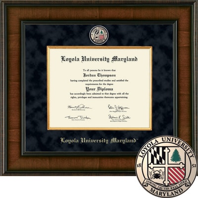 Church Hill Classics 11" x 14" Presidential Walnut Diploma Frame