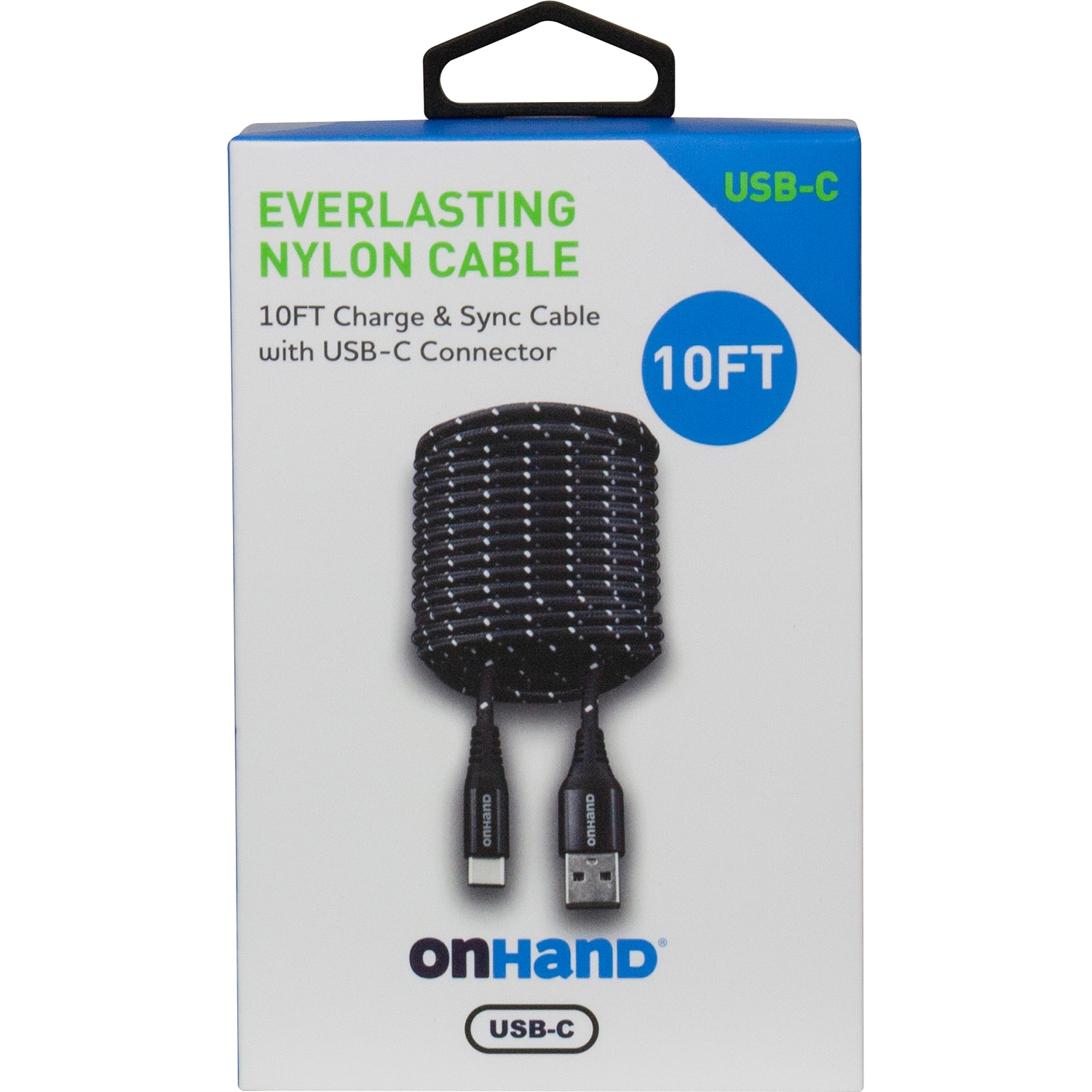 OnHandK EverlasNyln TypeC Cable Bftlk 10
