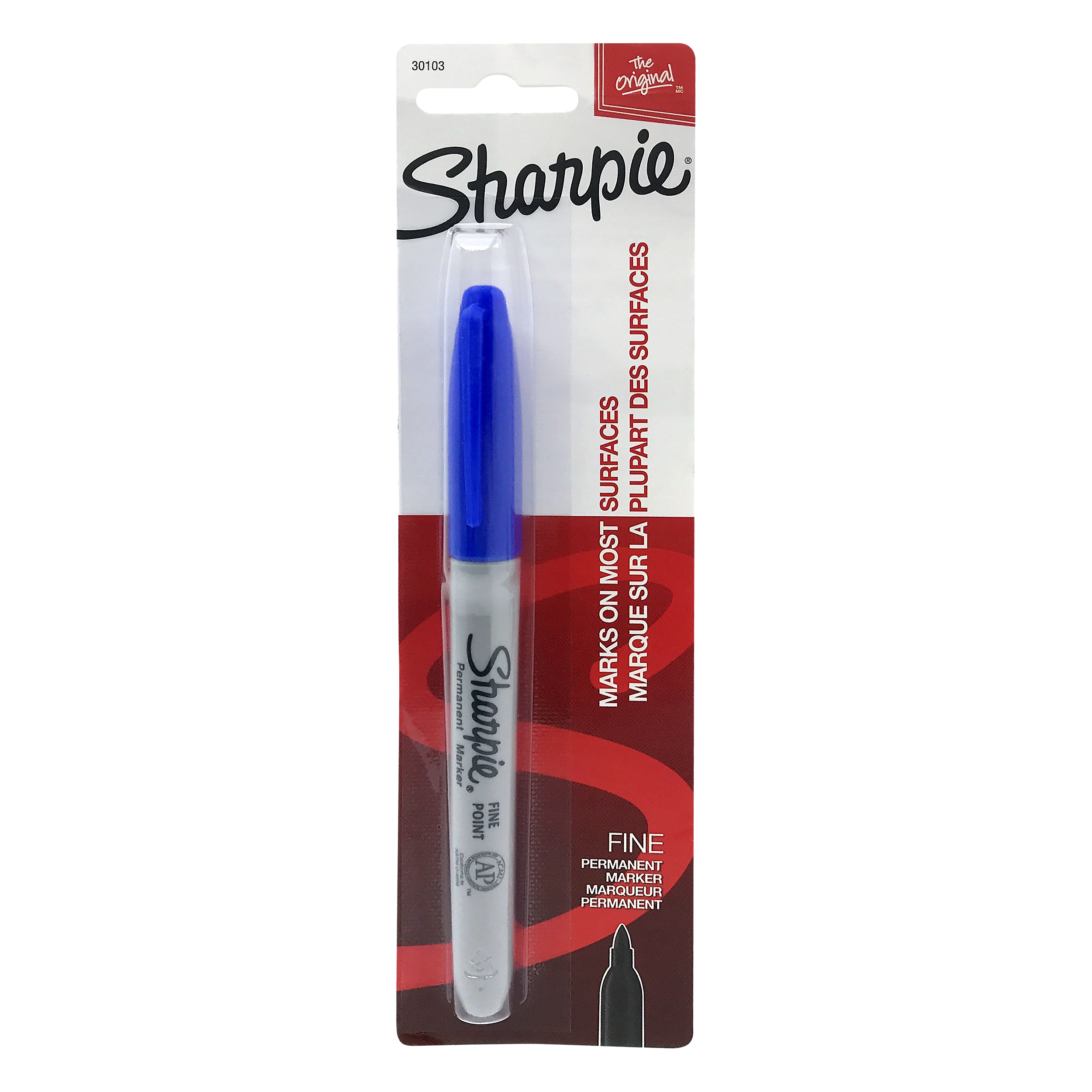 Sharpie Blue Fine Ln Blister Marker