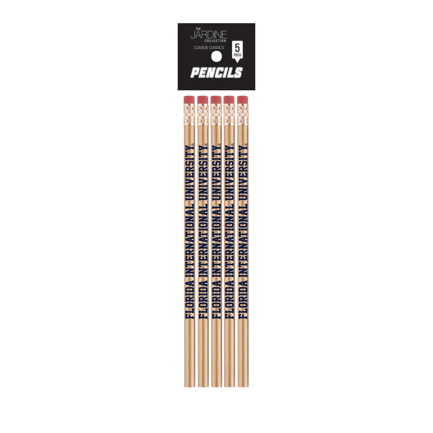 Emblematic Pencil 5pk School Name