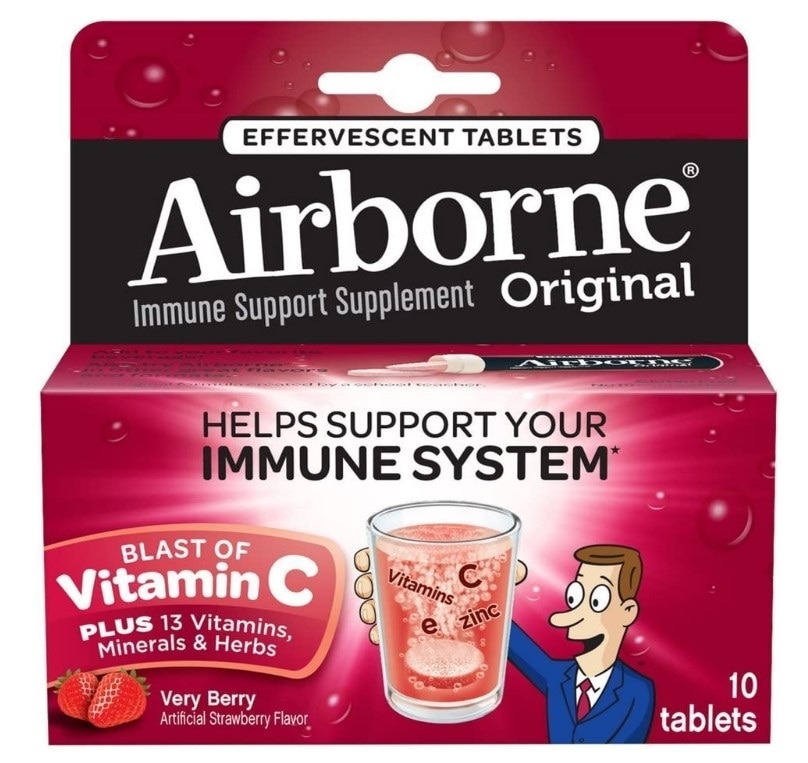 Airborne - Effervescent Tablets Very Berry - 10 CT