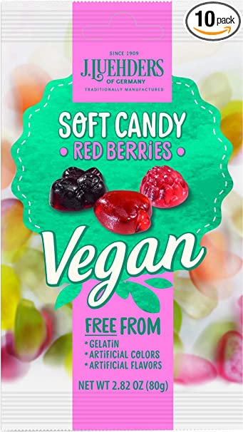 Red Berries Vegan Gummies, Luehder's