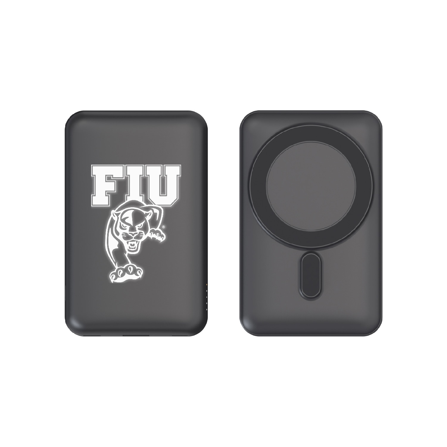 Florida International University Mag Safe Compatible Power Bank, Black, Alumni