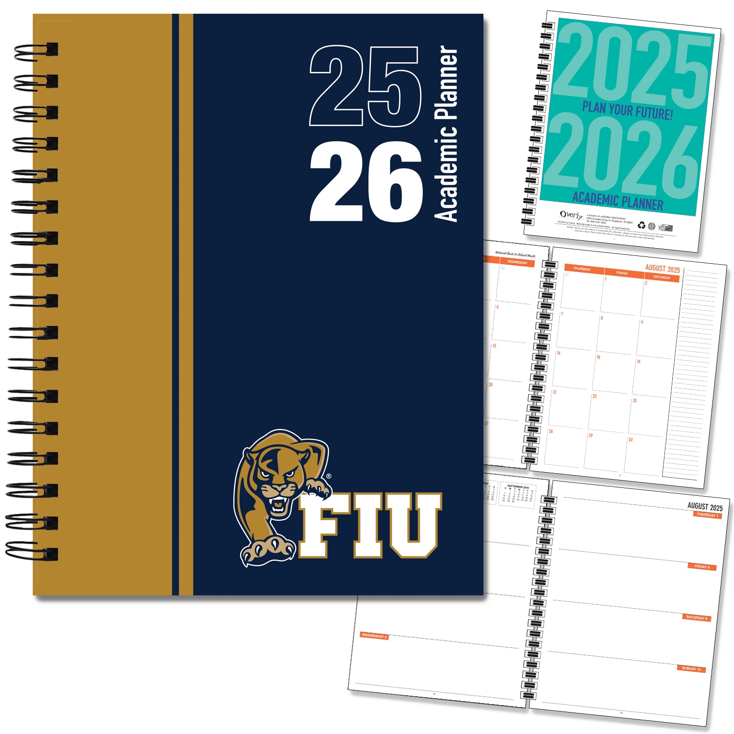 Traditional Primary Mark Hard Cover Imprinted Planner 25-26 AY 7x9