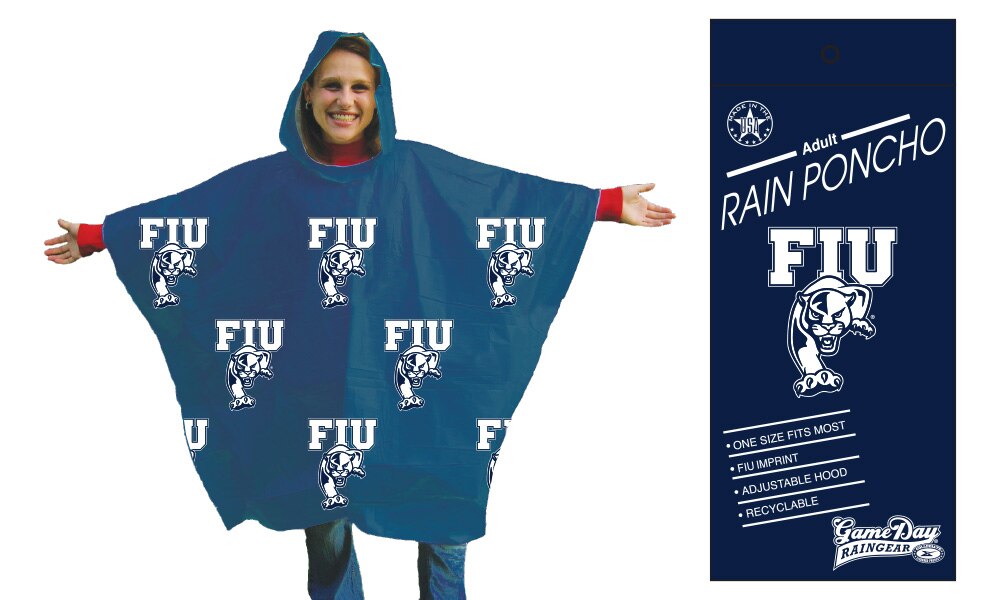 Florida International University Lightweight Rain Poncho