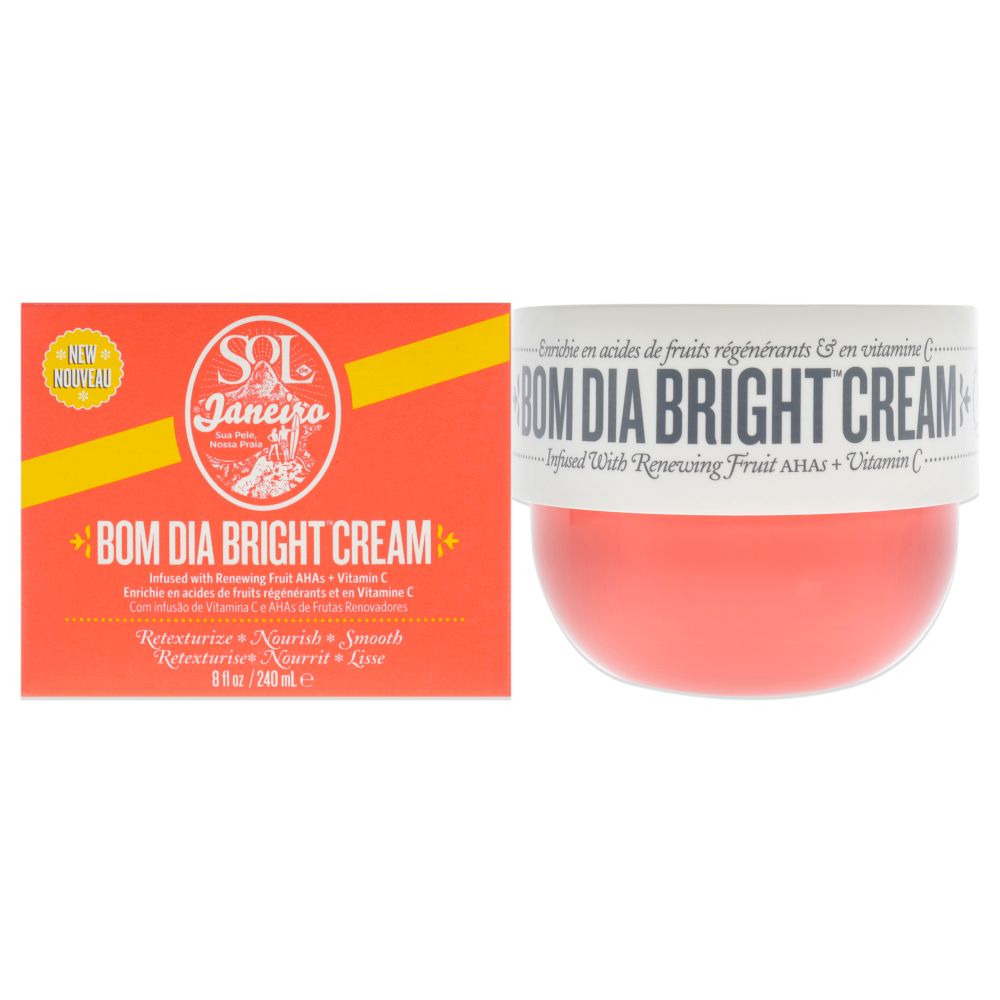 Bom Dia Bright Cream by Sol de Janeiro for Unisex - 8 oz Body Cream