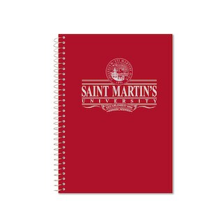 Roaring Premium 3 Subject 9.5 x 6.5 Notebook College Ruled 20lb Paper Pressboard Foil Cover