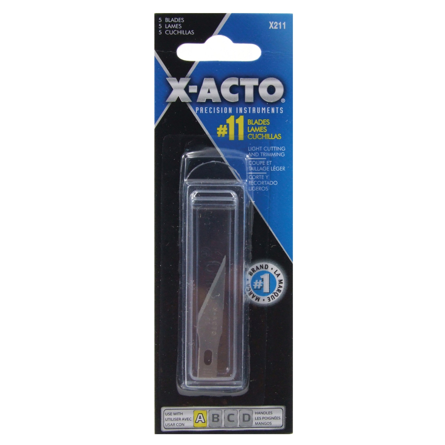 X-Acto #11 Classic Fine Point Blades, 5/Pkg.