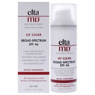 Image 1: UV Clear Facial Sunscreen SPF 46 by EltaMD for Unisex - 1.7 oz Sunscreen
