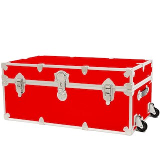 Image 1: Rhino Large Dorm Trunk with Wheels
