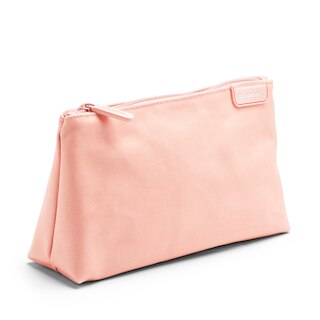 Poppin Blush  Light Gray Medium Accessory Pouch