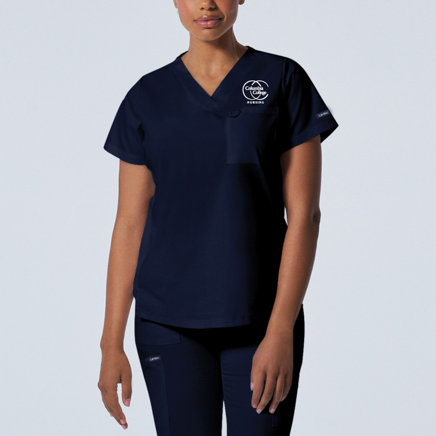 ProFlex Womens V-Neck  Scrub Top (LT107 Logoed)