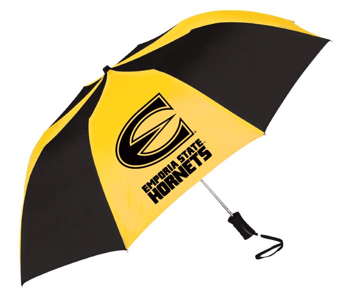 Emporia State University "The Sport" 2-Tone Emblematic Umbrella Automatic Folding 48" Coverage