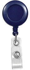 Solid Color Retractable Badge Reel with Swivel Clip