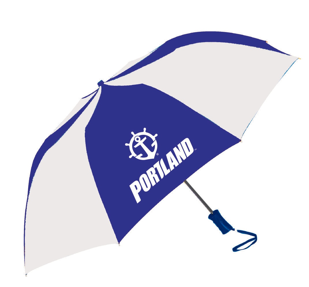 "The Sport" 2-Tone Emblematic Umbrella Automatic Folding 48" Coverage