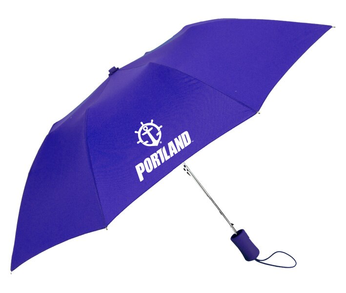 University of Portland "The Victory" Solid Emblematic Umbrella Automatic Folding 42" Coverage