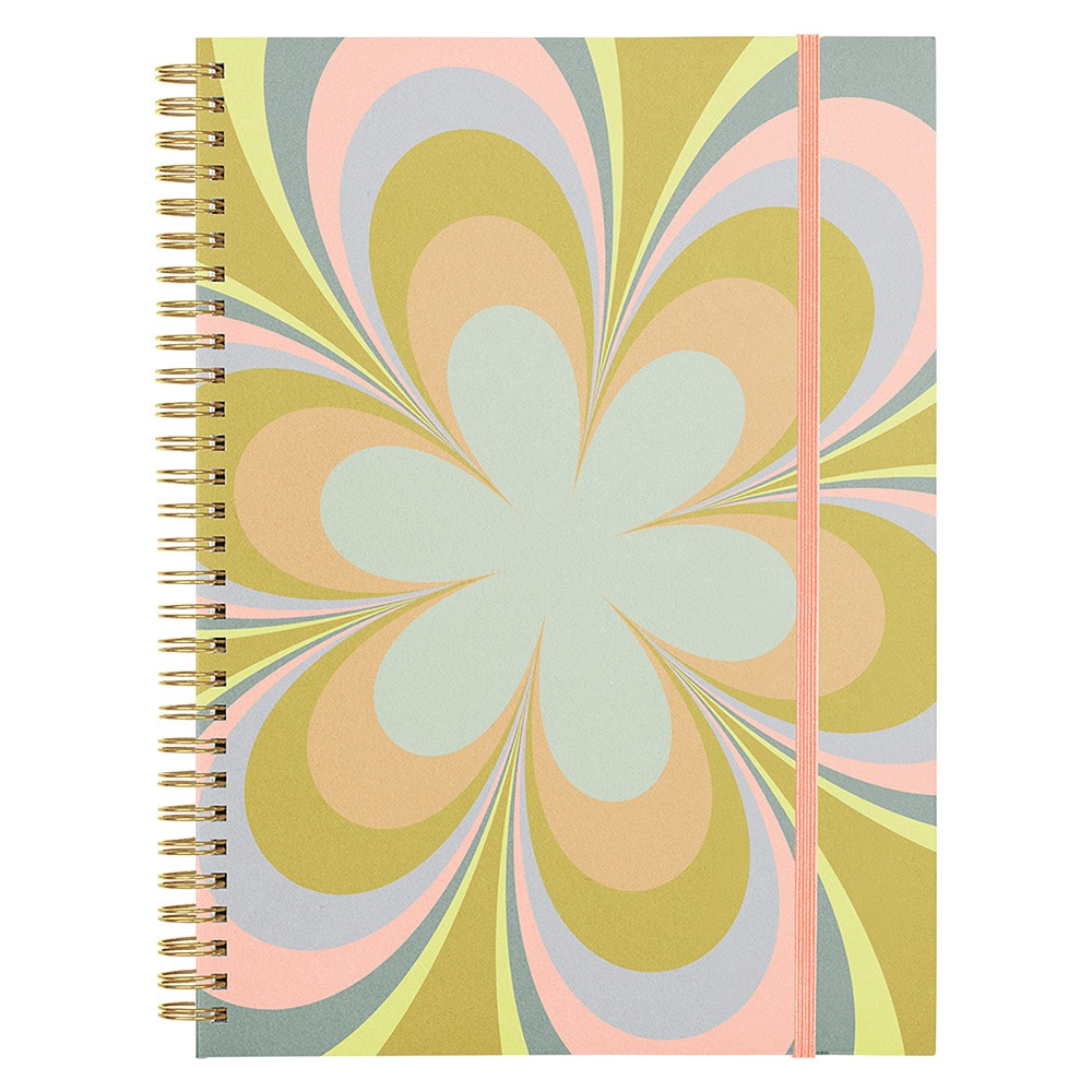 Talking Out of Turn Kaleidoscope Floral Notebook