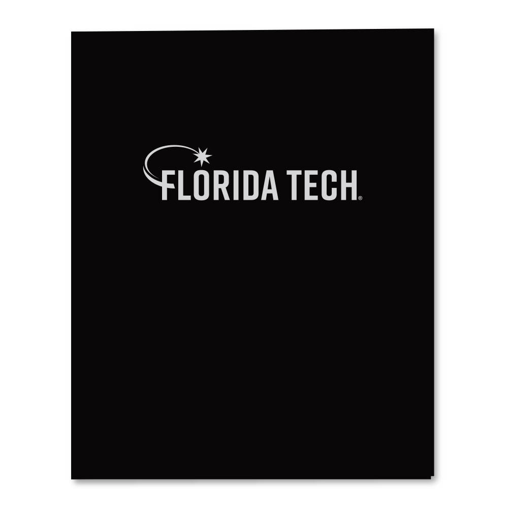 Roaring Twin Pocket Laminated Foil Portfolio 11 x 8.64