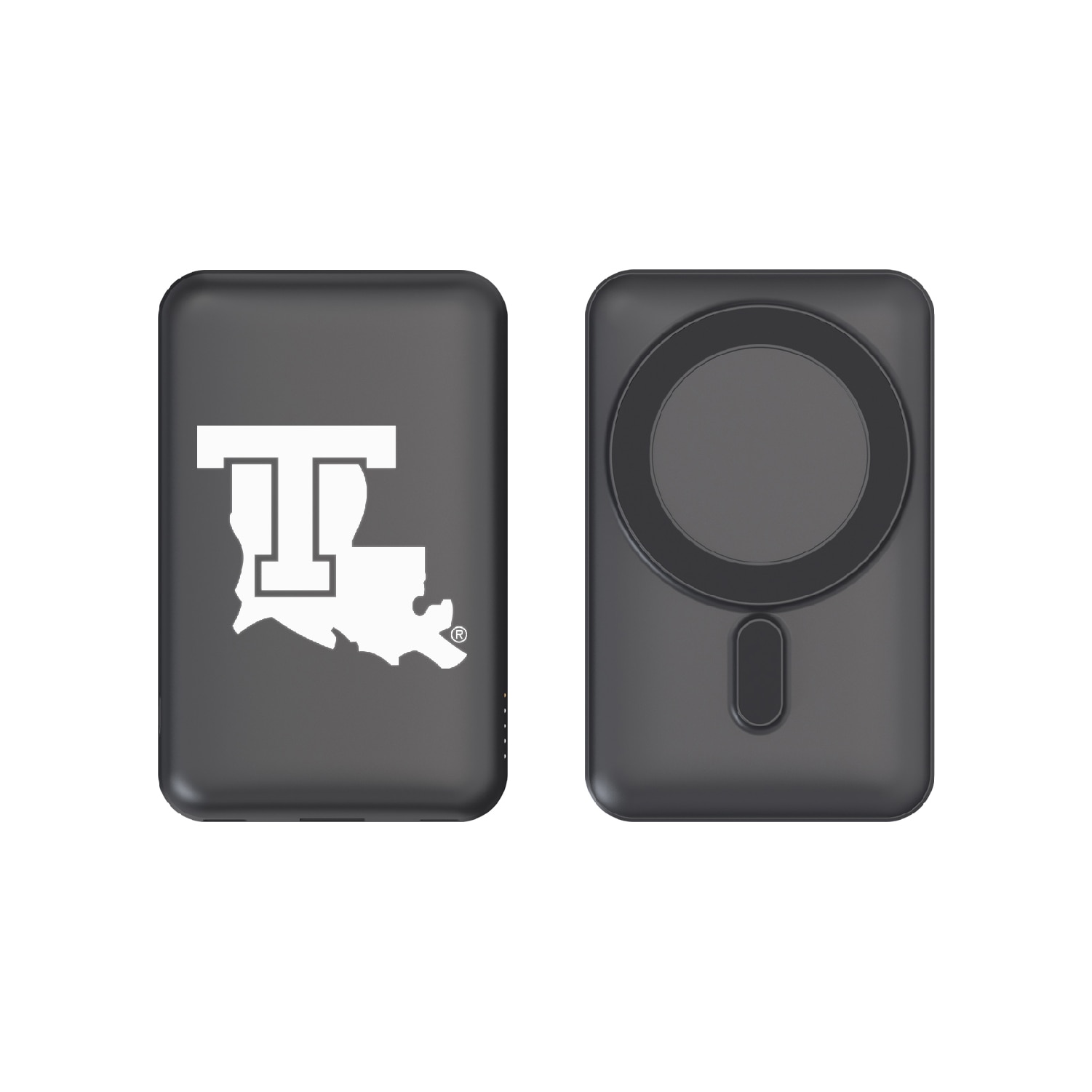 Louisiana Tech Mag Safe Compatible Power Bank, Black, Alumni