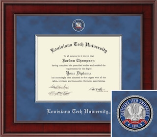 Diploma Frame Big Louisiana Tech University LTU Graduation Gift Case E