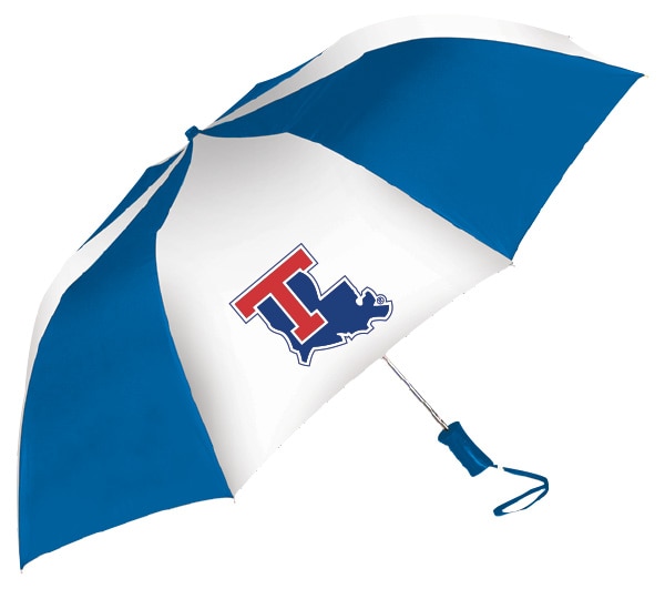 Louisiana Tech Bulldogs "The Sport" 2-Tone Emblematic Umbrella Automatic Folding 48" Coverage