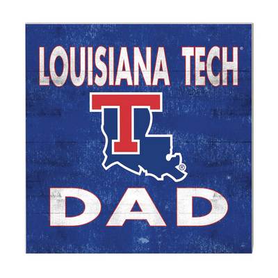 Louisiana Tech Team Color Dad Sign