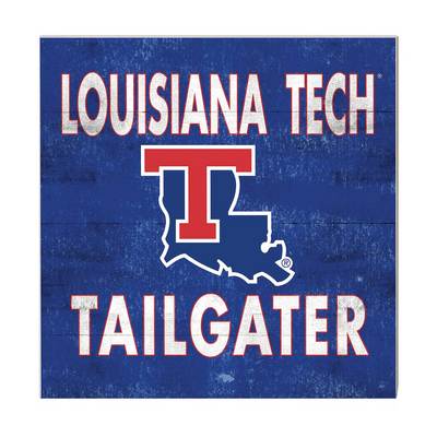 Louisiana Tech Team Color Tailgater Sign