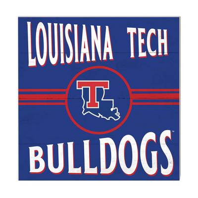 Louisiana Tech Team Logo Retro Sign