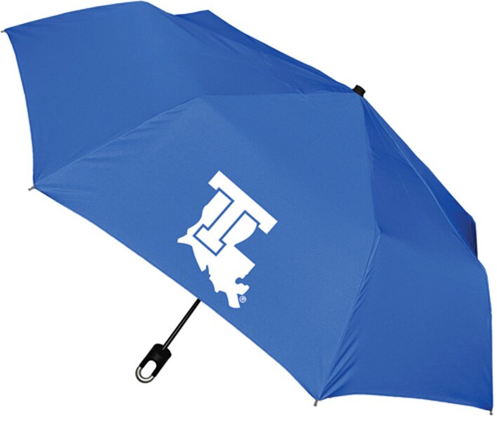 Storm Clip Mini Folding Emblematic Solid Umbrella 42" Coverage