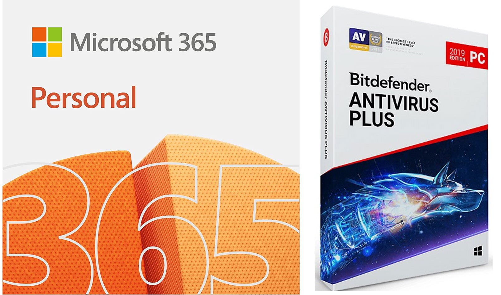 Microsoft 365 Personal w/Bitdefender AntiVirus Plus for Windows (1 Yr Sub - Download)