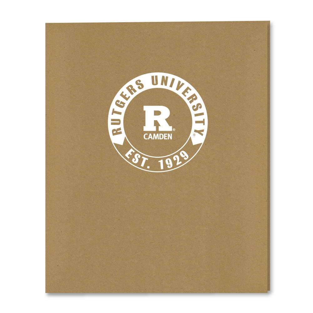 Recycled Emblematic Kraft 2 Pocket Folder, Classic